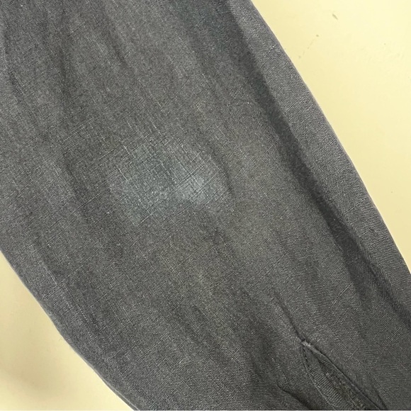 Isabel Marant Mooney Printed Linen Blouse 36/S Black High Neck Floral - Picture 14 of 14